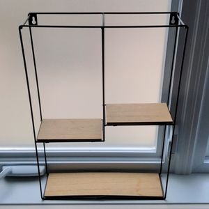 Geometric wall shelf